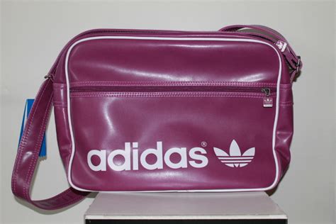 adidas tasche 80 er jahre lila